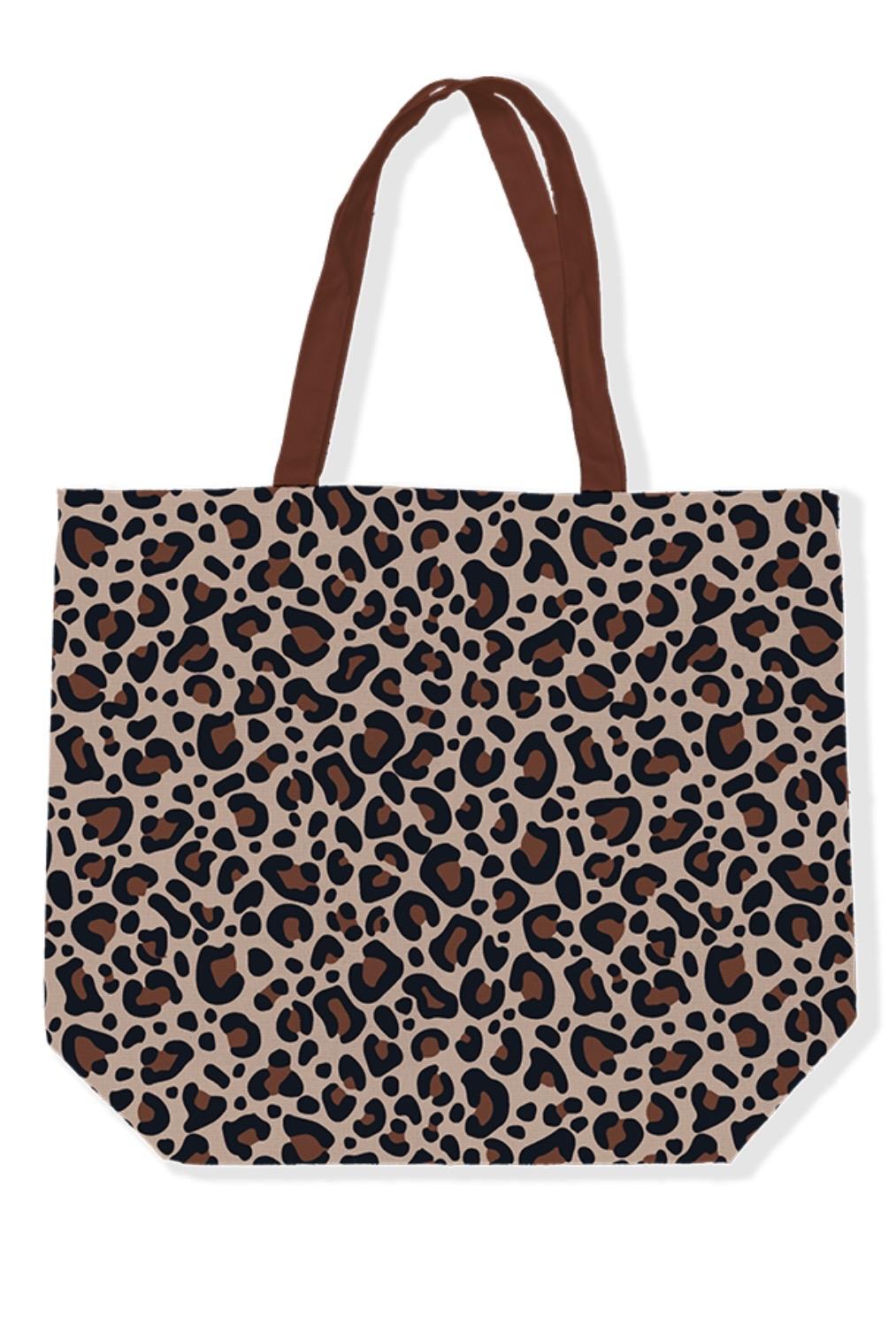 Tas Leopard mokka/beige