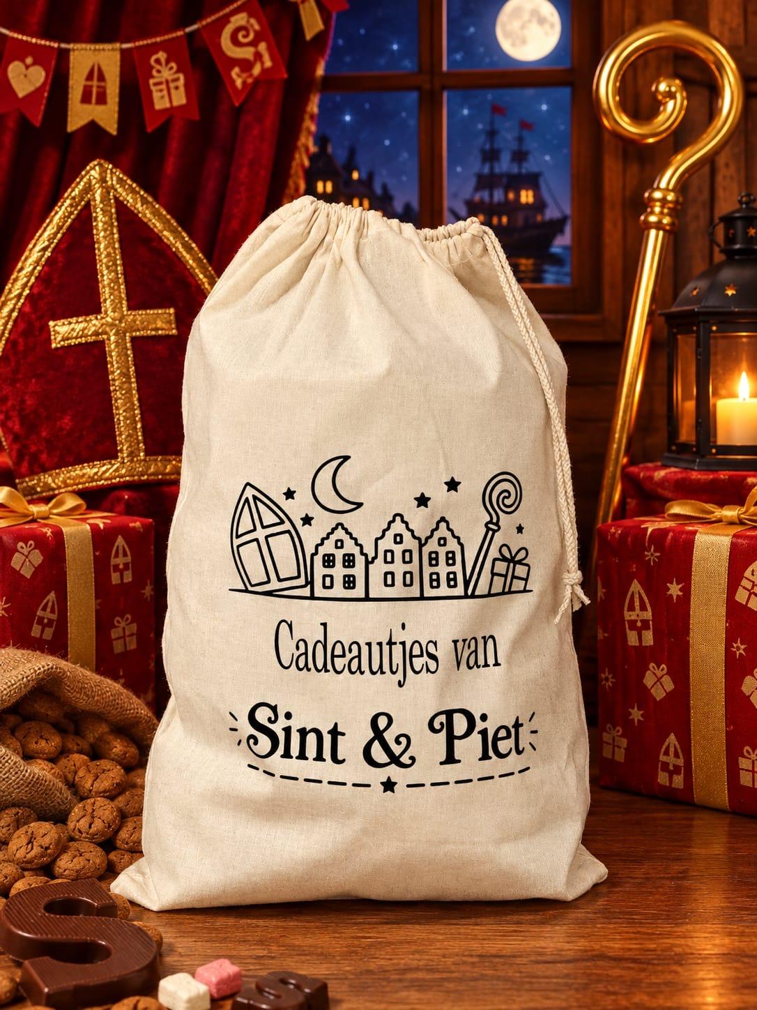 Sinterklaaszak Sint & Piet