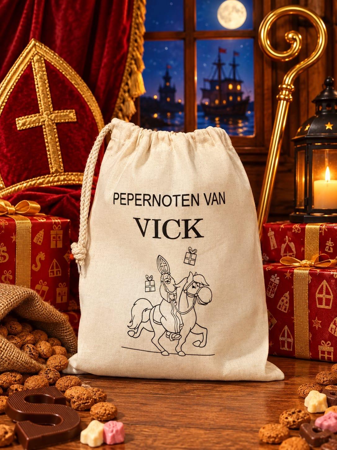 Pepernotenzakje 'Sint'